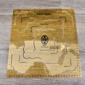 Creative Memories Corners and Borders Stencil Plastic Gift 1999